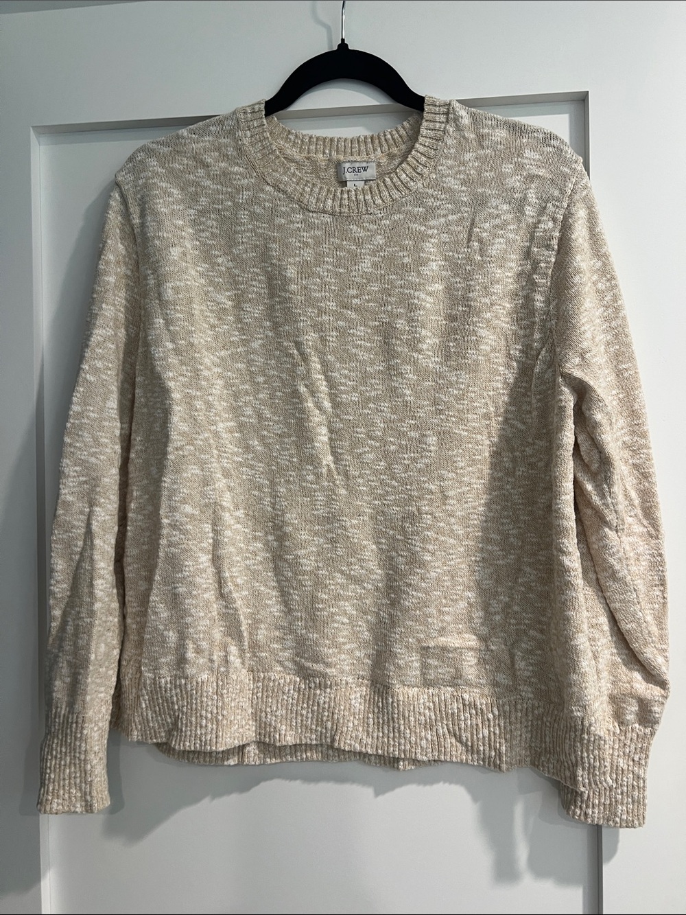 J. Crew Oatmeal Marled Crewneck Sweater